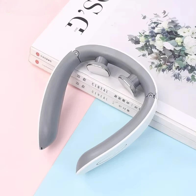 Smart Neck Massage Shoulder Neck Massage Cervical Vertebra Vibrator Heating Relieve Pain Magnetic Pulse Neck Massage Instrument